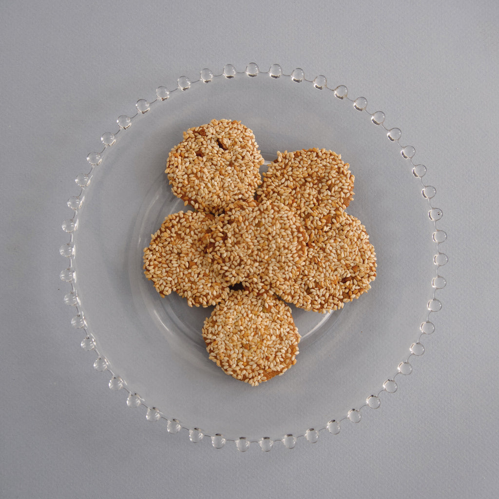 Zeena Bakery barazek cookies (with sesame and pistachio)