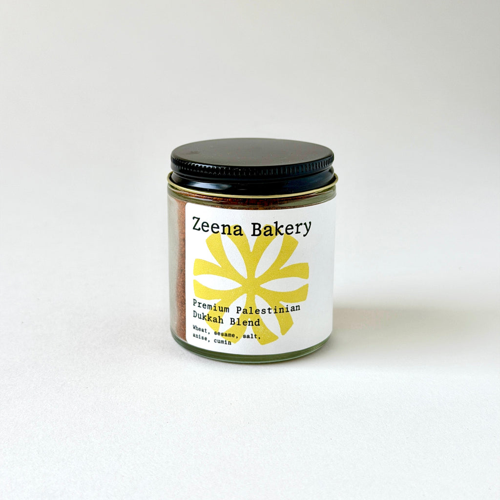Zeena Bakery dukkah 3 oz glass jar